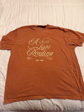 After Color- Rust 'A Bit of Light Reading' Graphic Tee